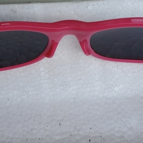 Vintage Barbie Pink Wayfarer Sunglasses Retro 80s 90s Mod Glam UV NEW main image 7